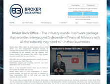 Tablet Screenshot of broker-backoffice.com